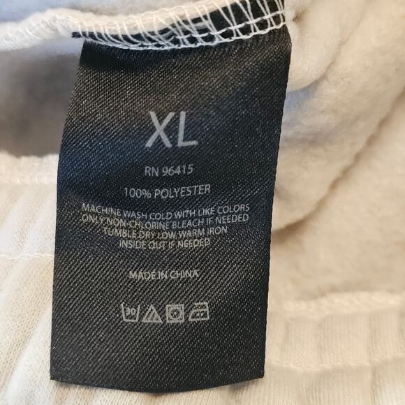 Y2K Rebel Vengeance Skull Graffiti Graphic Jogger Sweatpants Goth Size XL 3735 - Picture 4 of 8